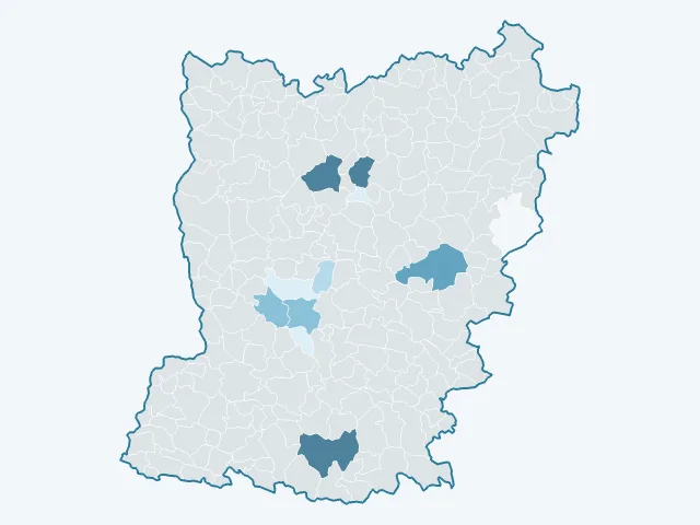 Carte du rendement locatif dans la Mayenne (53)