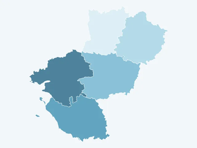 Carte des prix de l'immobilier dans les Pays de la Loire