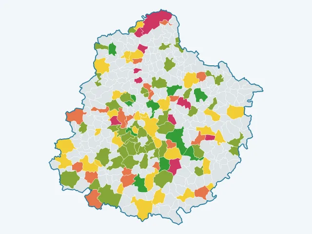 Carte des sports et loisirs dans la Sarthe (72)