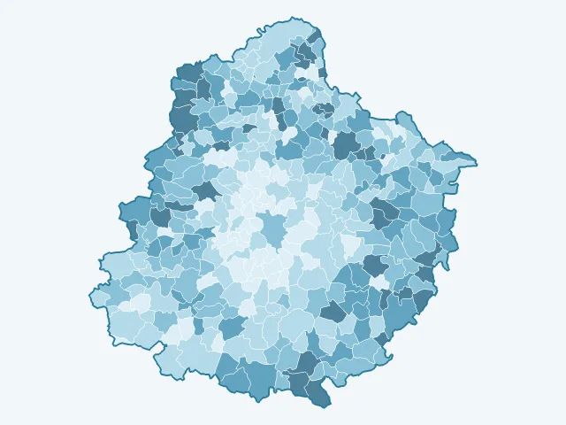 Carte des logements vacants dans la Sarthe (72)