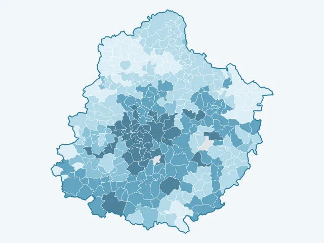 Carte des loyers dans la Sarthe (72)
