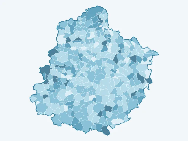 Carte du vote Éric Zemmour dans la Sarthe (72)