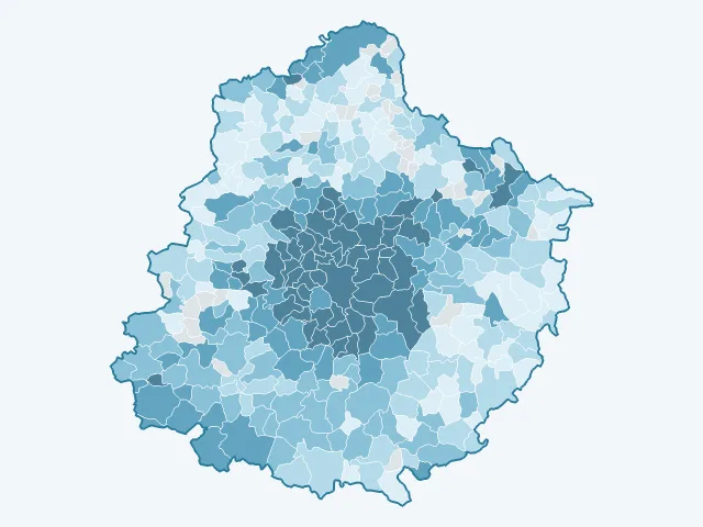 Carte des prix de l'immobilier dans la Sarthe (72)