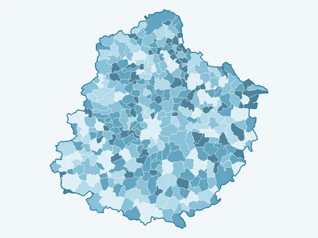 Carte des propriétaires dans la Sarthe (72)