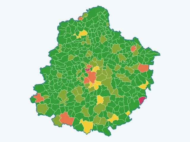 Carte des vols et dégradations dans la Sarthe (72)