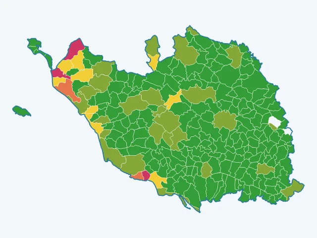 Carte des cambriolages dans la Vendée (85)