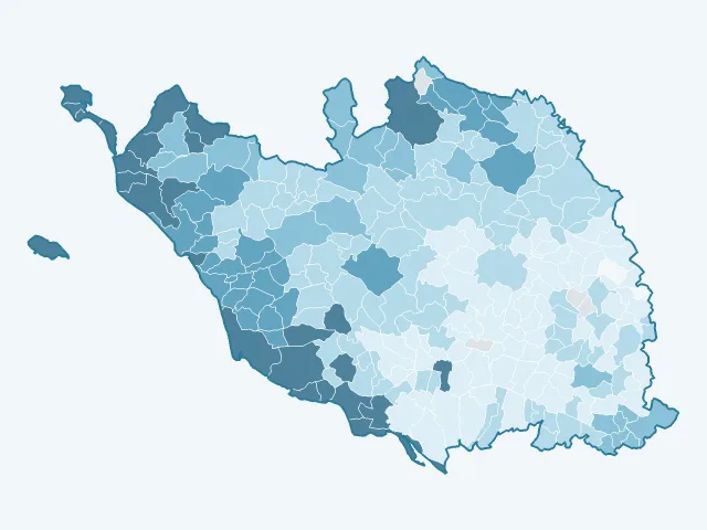 Carte des loyers dans la Vendée (85)