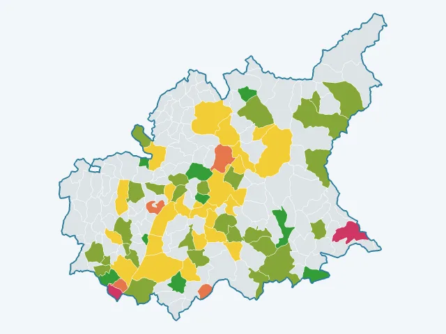 Carte de la satisfaction des habitants dans les Alpes-de-Haute-Provence (04)