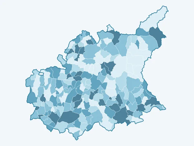 Carte des logements vacants dans les Alpes-de-Haute-Provence (04)