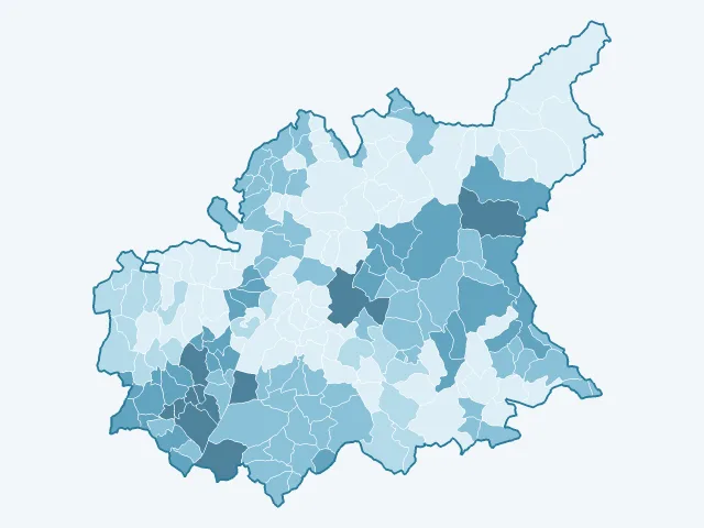Carte des loyers dans les Alpes-de-Haute-Provence (04)