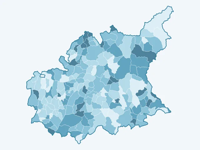 Carte du vote Éric Zemmour dans les Alpes-de-Haute-Provence (04)