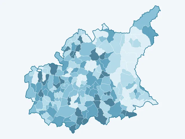 Carte du taux de chômage dans les Alpes-de-Haute-Provence (04)
