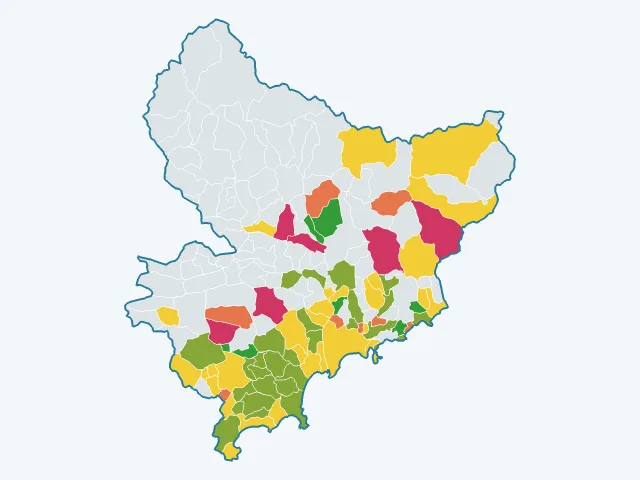 Carte des sports et loisirs dans les Alpes-Maritimes (06)