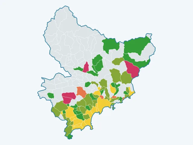 Carte de l'environnement dans les Alpes-Maritimes (06)