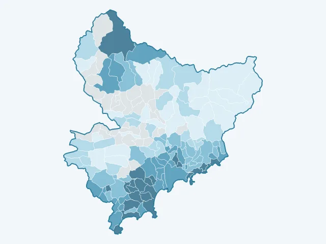 Carte des prix de l'immobilier dans les Alpes-Maritimes (06)
