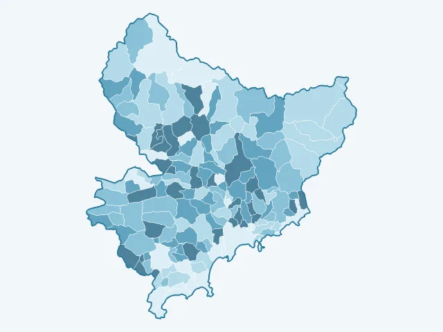 Carte des propriétaires dans les Alpes-Maritimes (06)