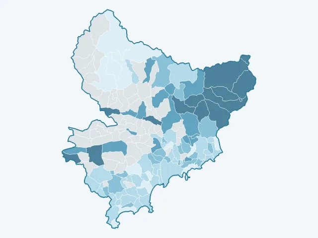 Carte du rendement locatif dans les Alpes-Maritimes (06)