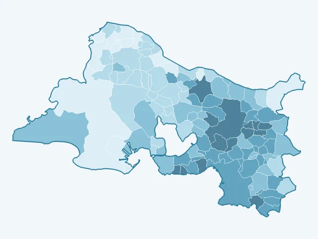 Carte des loyers dans les Bouches-du-Rhône (13)