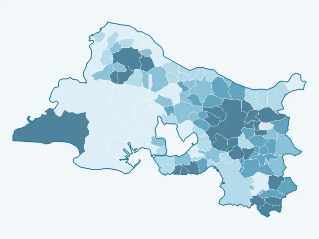 Carte des prix de l'immobilier dans les Bouches-du-Rhône (13)