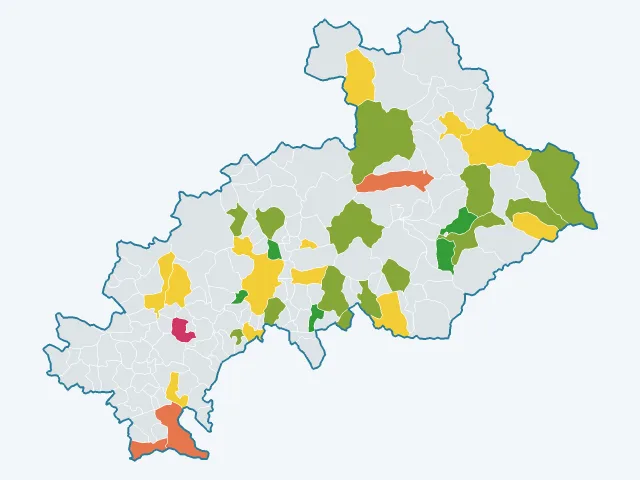 Carte de la satisfaction des habitants dans les Hautes-Alpes (05)