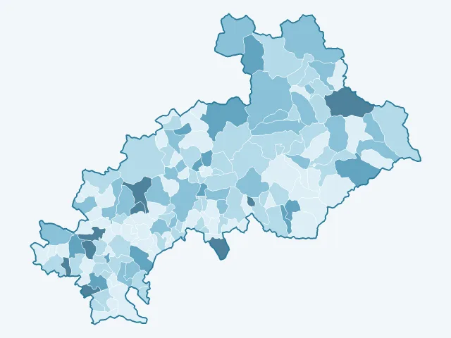 Carte du vote Anne Hidalgo dans les Hautes-Alpes (05)