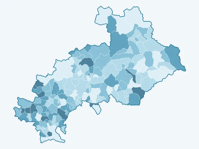 Carte du vote Fabien Roussel dans les Hautes-Alpes (05)