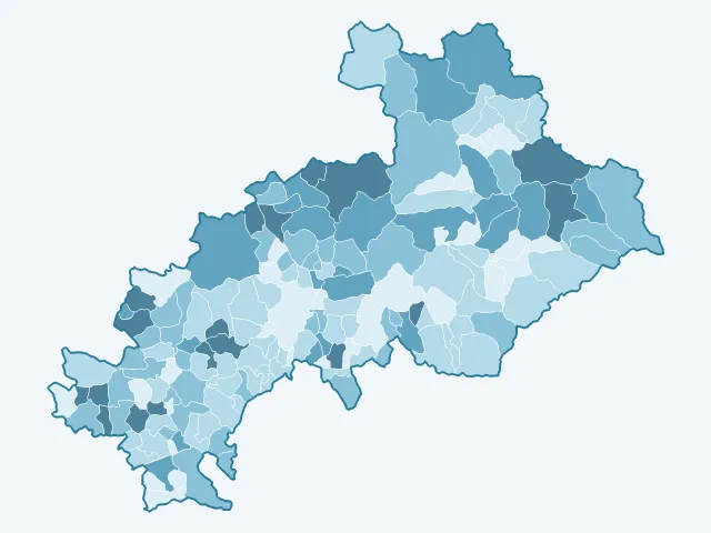 Carte du vote Jean Lassalle dans les Hautes-Alpes (05)
