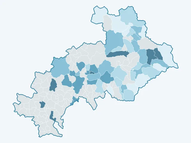 Carte du rendement locatif dans les Hautes-Alpes (05)