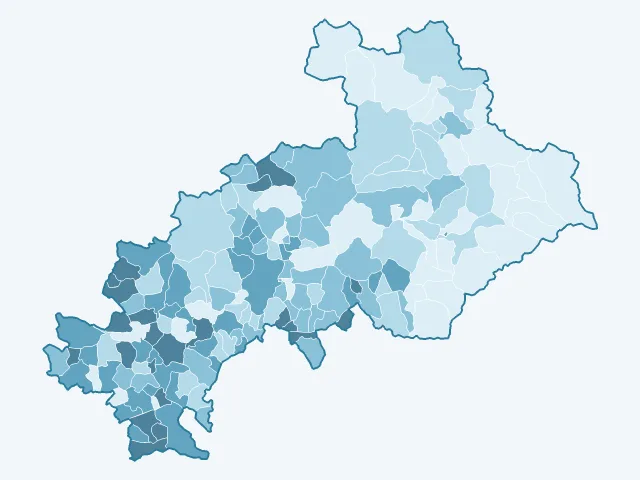 Carte du taux de chômage dans les Hautes-Alpes (05)