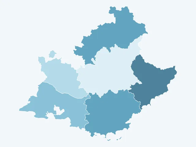 Carte du vote Emmanuel Macron en Provence-Alpes-Côte d'Azur