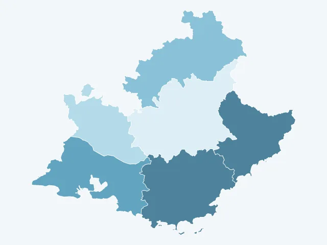 Carte des prix de l'immobilier en Provence-Alpes-Côte d'Azur