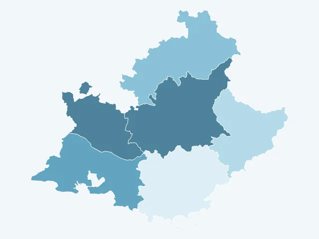 Carte du rendement locatif en Provence-Alpes-Côte d'Azur