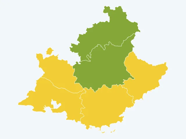 Carte du sentiment de sécurité en Provence-Alpes-Côte d'Azur