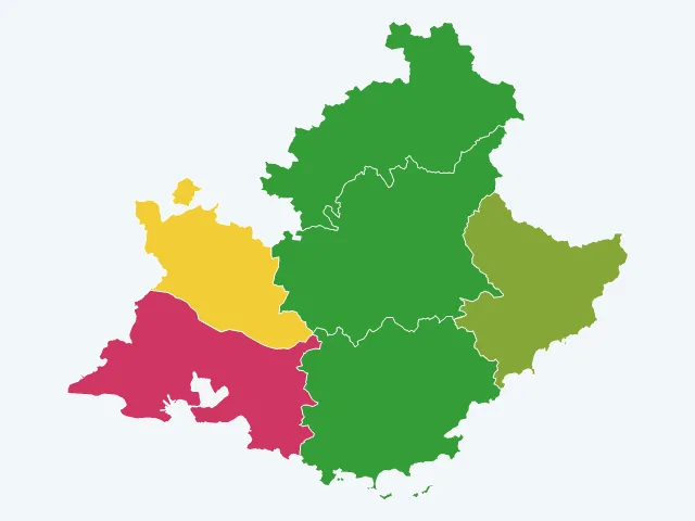 Carte des infractions liées aux stupéfiants en Provence-Alpes-Côte d'Azur