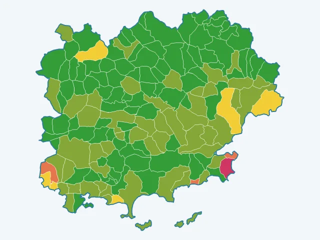 Carte des cambriolages dans le Var (83)