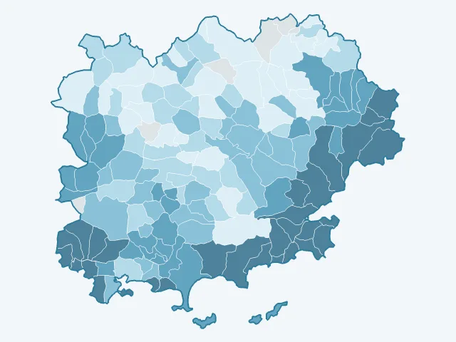 Carte des prix de l'immobilier dans le Var (83)