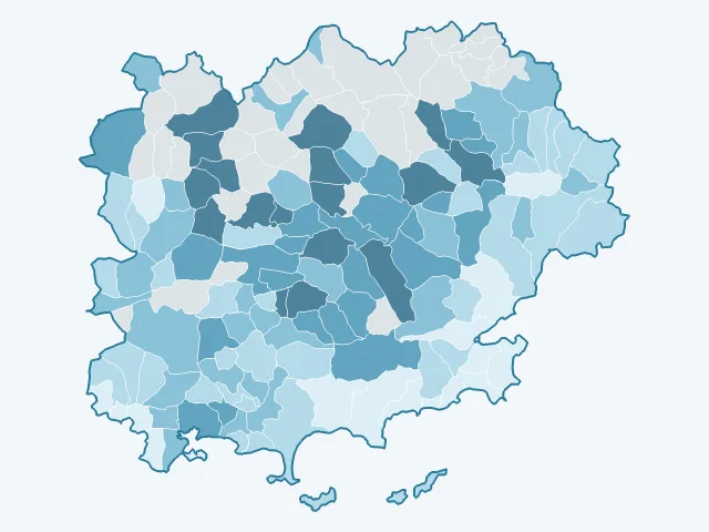 Carte du rendement locatif dans le Var (83)