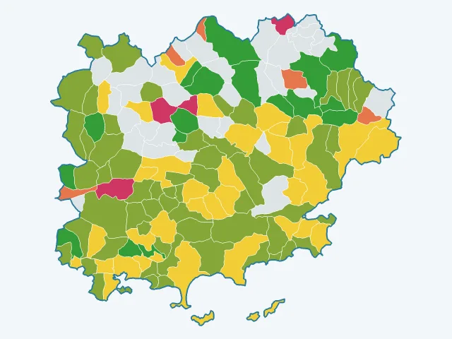 Carte du sentiment de sécurité dans le Var (83)