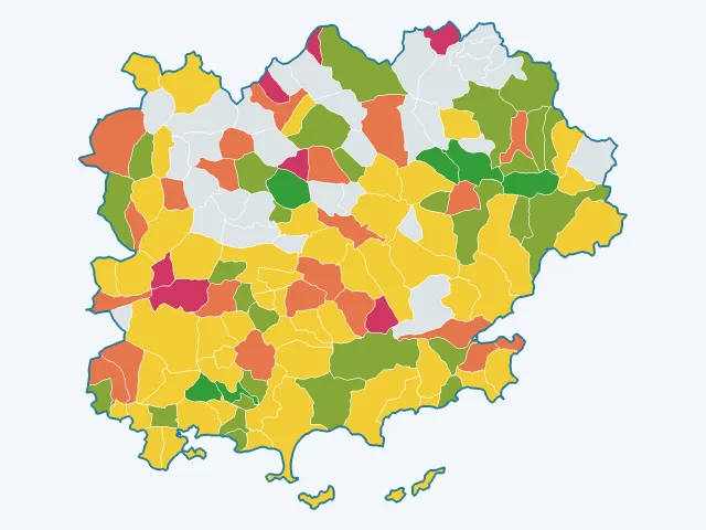 Carte de la vie pratique dans le Var (83)