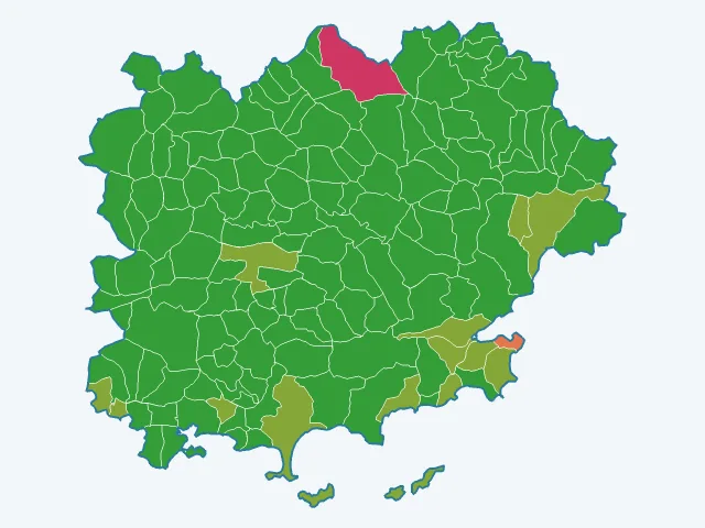 Carte des vols et dégradations dans le Var (83)