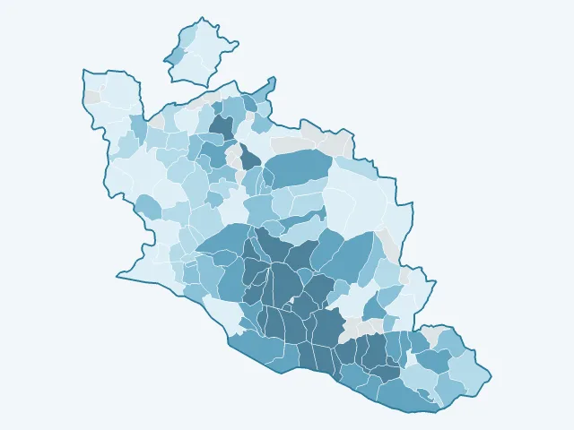 Carte des prix de l'immobilier dans le Vaucluse (84)