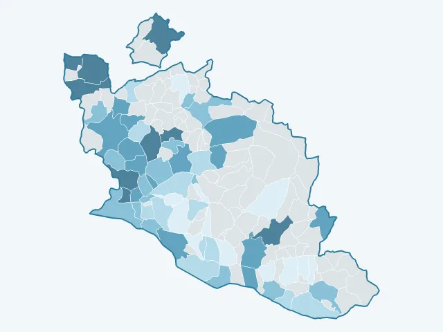 Carte du rendement locatif dans le Vaucluse (84)