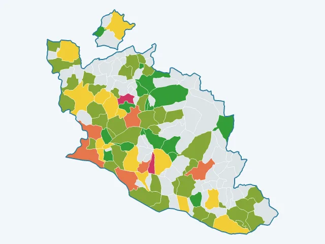 Carte du sentiment de sécurité dans le Vaucluse (84)