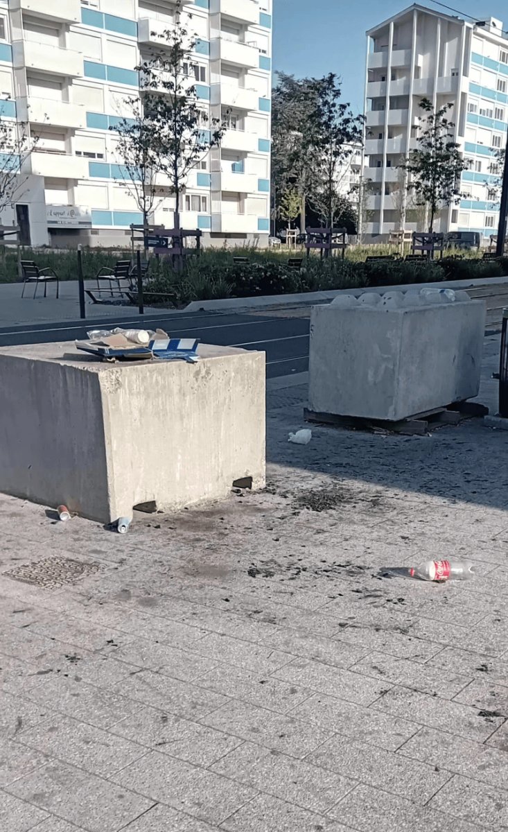 Propreté, Place de l'Europe, Angers