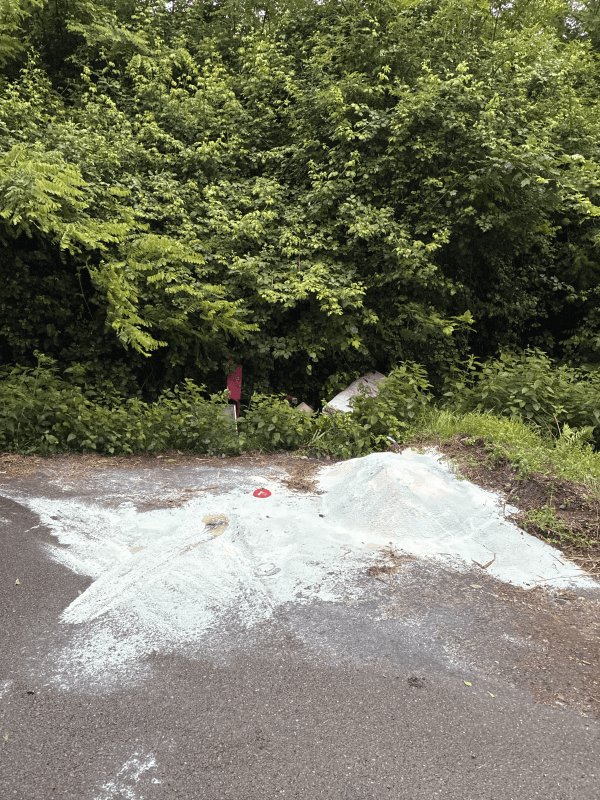Dépôt sauvage, Chemin du Port de l'Île, Angers