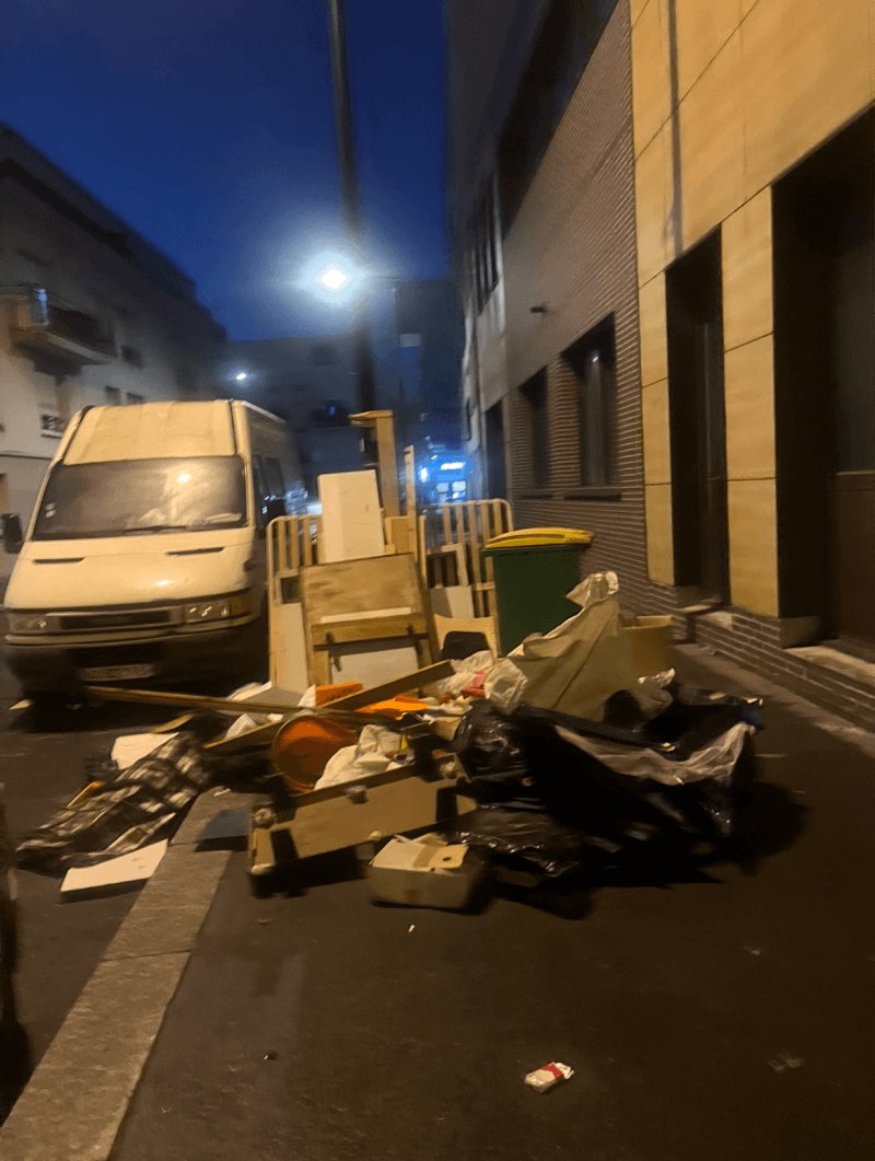 Dépôt sauvage, Rue Paul Lafargue, Aubervilliers
