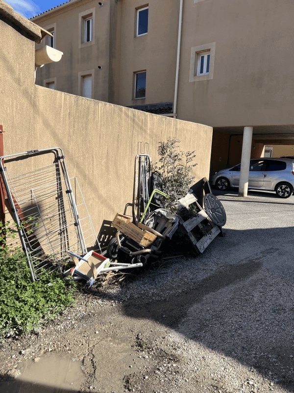 Dépôt sauvage, Impasse Martin, Avignon