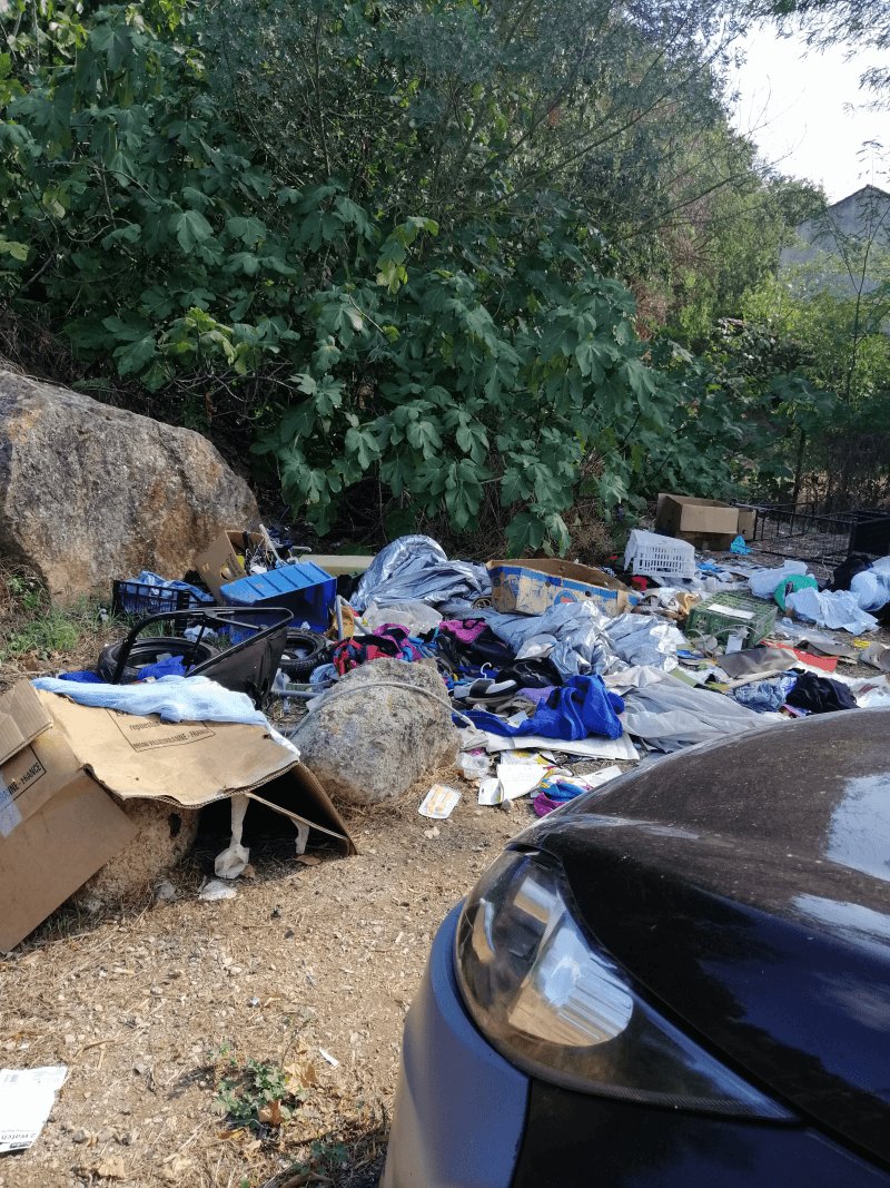 Dépôt sauvage, 13 Boulevard du Four à Chaux, Béziers