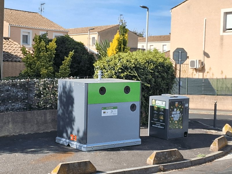 Dépôt sauvage, Rue André Robert, Béziers : après