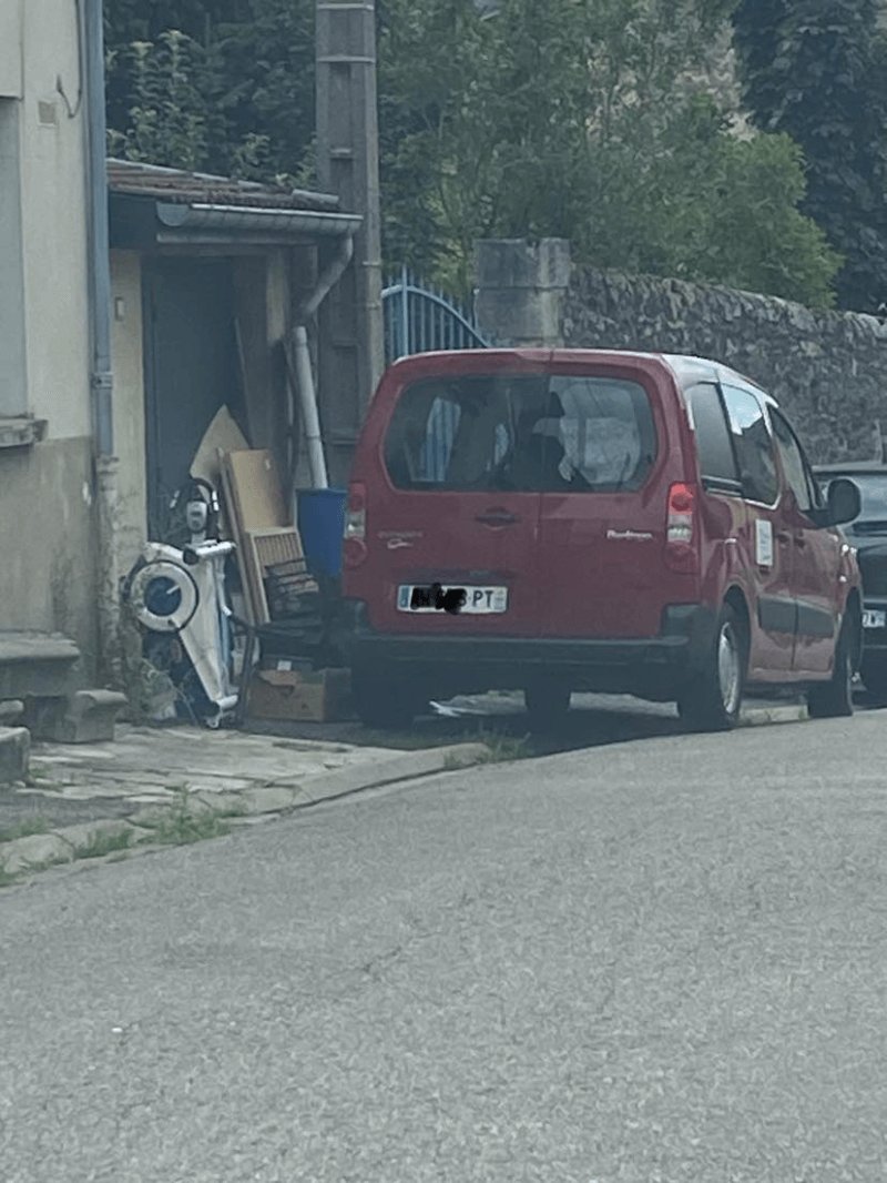 Dépôt sauvage, Rue de la Libération, Chaligny